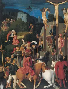 The Crucifixion, 1487. Creator: Master of the Virgo inter Virgines
