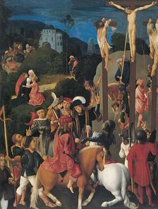 The Crucifixion, 1487. Creator: Master of the Virgo inter Virgines
