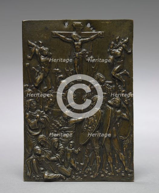 The Crucifixion, 1500s. Creator: Moderno (Italian, 1467-1528).