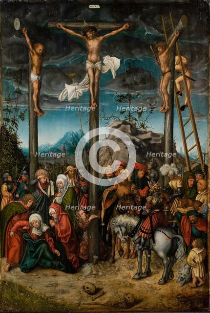 The Crucifixion, 1506-1520. Artist: Cranach, Lucas, the Elder (1472-1553)