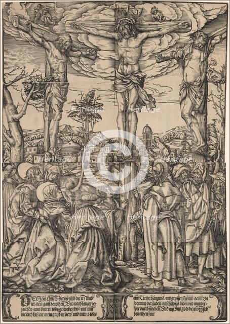 The Crucifixion, 1527. Creator: Hans Burgkmair, the Elder.