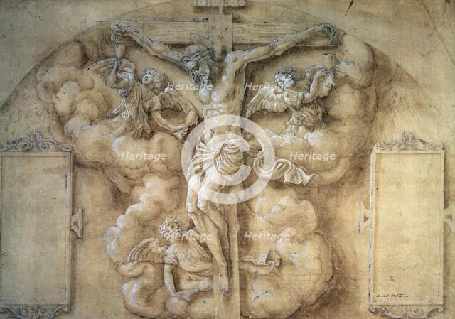 'The Crucifixion', 1547.  Artist: Giulio Campi