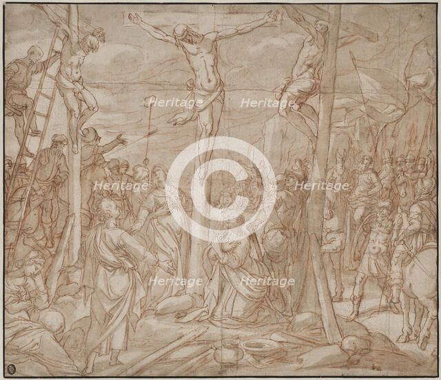 The crucifixion, 1598. Creator: Jan Luyken.