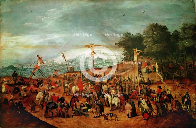 The Crucifixion, 1617. Creator: Brueghel, Pieter, the Younger (1564-1638).