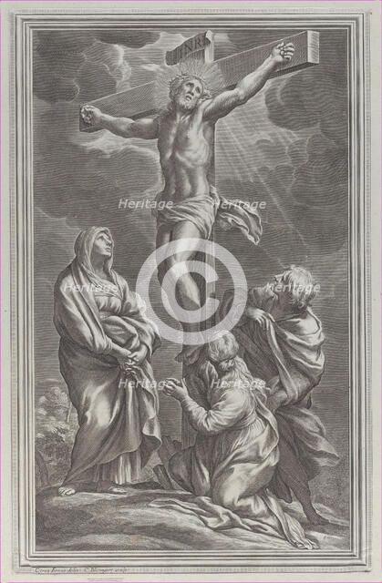 The Crucifixion, 1662. Creator: Cornelis Bloemaert.