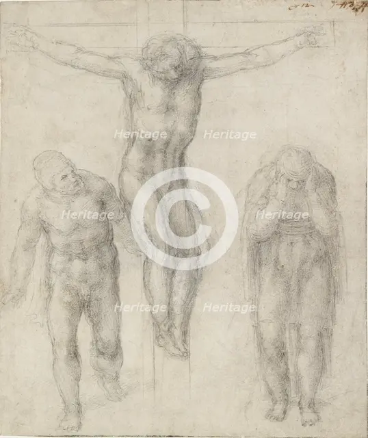 The Crucifixion, 16th century. Artist: Michelangelo Buonarroti.