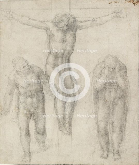 The Crucifixion, 16th century. Artist: Michelangelo Buonarroti.