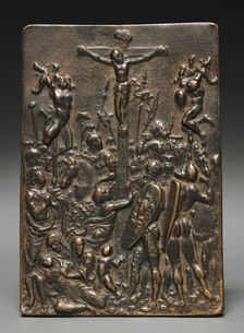The Crucifixion, 16th century. Creator: Moderno (Italian, 1467-1528), cast after a model by