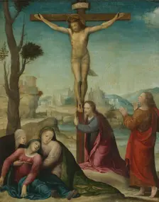 The Crucifixion, 16th century. Creator: Sodoma (Italian, 1477-1549), follower of