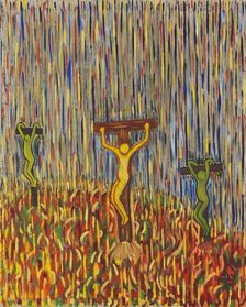 The Crucifixion, 1912. Creator: Morgner, Wilhelm (1891-1917)