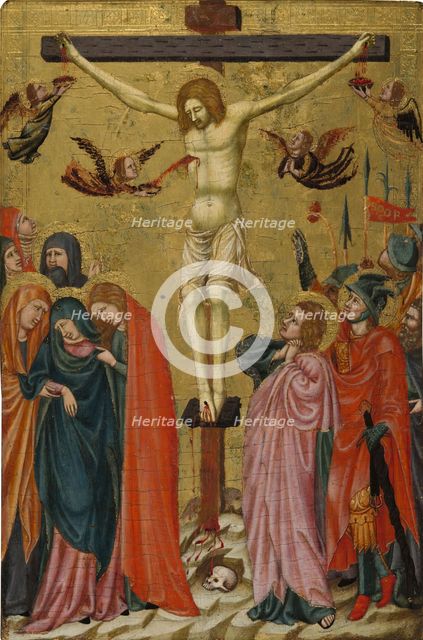 The Crucifixion, 1320. Creator: Master of the Pomposa Chapterhouse.