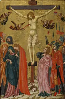 The Crucifixion, 1320. Creator: Master of the Pomposa Chapterhouse