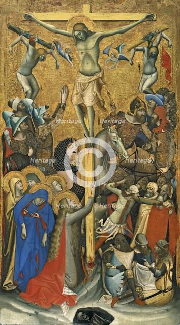 The Crucifixion, 1335. Creator: Vitale da Bologna.
