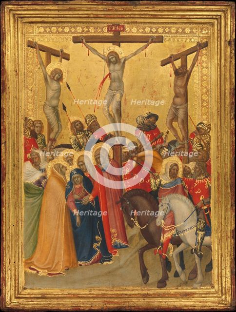 The Crucifixion, 1340s. Creator: Pietro Lorenzetti.