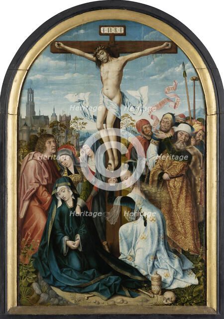 The Crucifixion of Christ, 1500-1504. Creator: Master of Frankfurt.