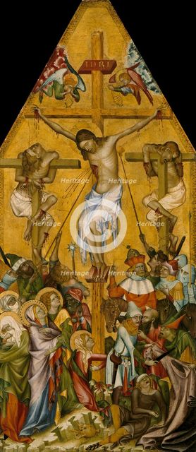 The Crucifixion of Christ, ca 1340. Artist: Master of the Kaufmann Crucifixion (active ca 1350)