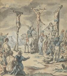 The Crucifixion of Christ, late 18th century. Creator: Pehr Hörberg