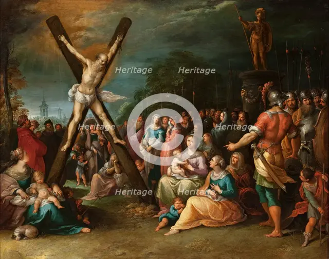 The Crucifixion of St. Andrew, c1620. Creator: Frans Francken II.