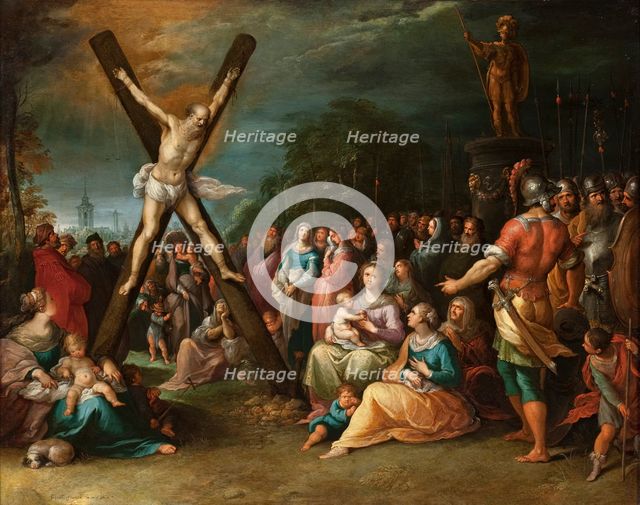 The Crucifixion of St. Andrew, c1620. Creator: Frans Francken II.