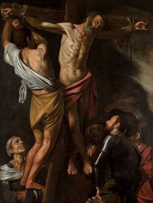 The Crucifixion of Saint Andrew, 1606-7. Creator: Caravaggio (Italian, 1571-1610)