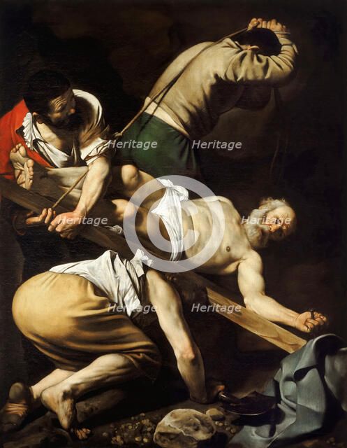 The Crucifixion of Saint Peter, 1601.