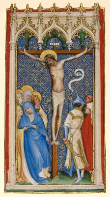 The Crucifixion, about 1400-1410. Creator: Master of St. Veronica