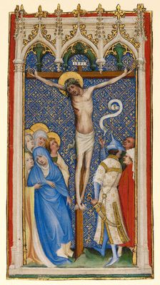 The Crucifixion, about 1400-1410. Creator: Master of St. Veronica