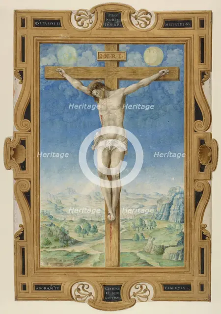 The Crucifixion, about 1545. Creator: Vincent Raymond.