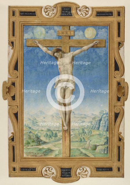 The Crucifixion, about 1545. Creator: Vincent Raymond.