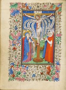 The Crucifixion and The Seven Last Words of Christ; Book of Hours, about 1430-1440. Creator: Fastolf Master
