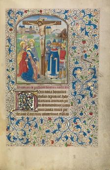 The Crucifixion; Arenberg Hours, early 1460s. Creator: Willem Vrelant