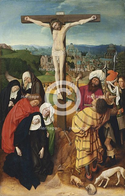 The Crucifixion. Artist: David, Gerard (ca. 1460-1523)