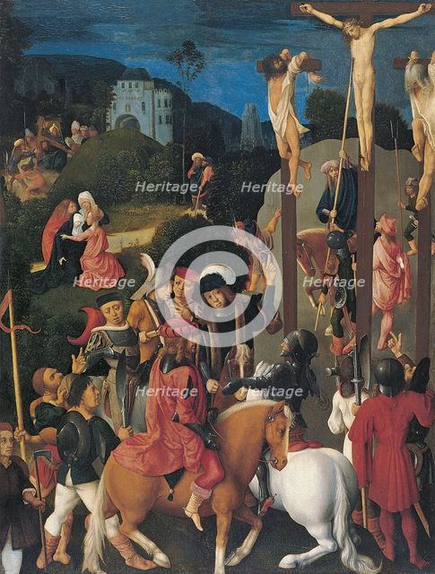 The Crucifixion. Artist: Master of the Virgo inter Virgines (active End of 15th cen.)
