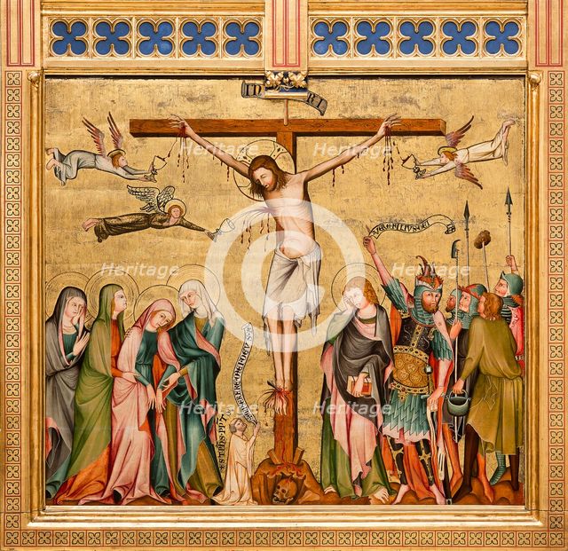 The Crucifixion (Back of the Verdun Altar), c1331. Creator: Master of the back of the Verdun Altar (active ca 1331).