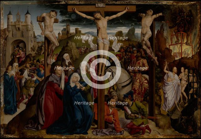 The Crucifixion, before 1450. Creator: Dreux Budé Master.
