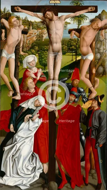 The Crucifixion, between 1470 and 1480. Creator: Master of the Freising Visitation.