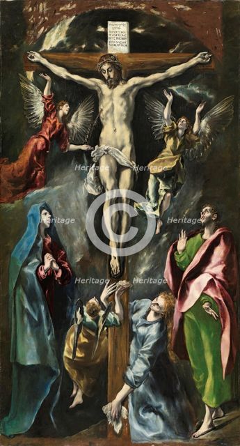 The Crucifixion, between 1597 and 1600. Creator: El Greco.