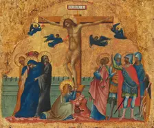 The Crucifixion, c. 1340/1345. Creator: Paolo Veneziano