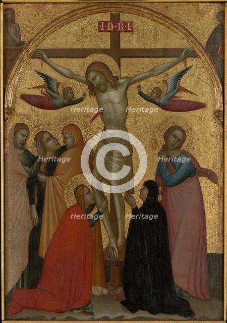 The Crucifixion, c. 1370. Creator: Francescuccio Ghissi.