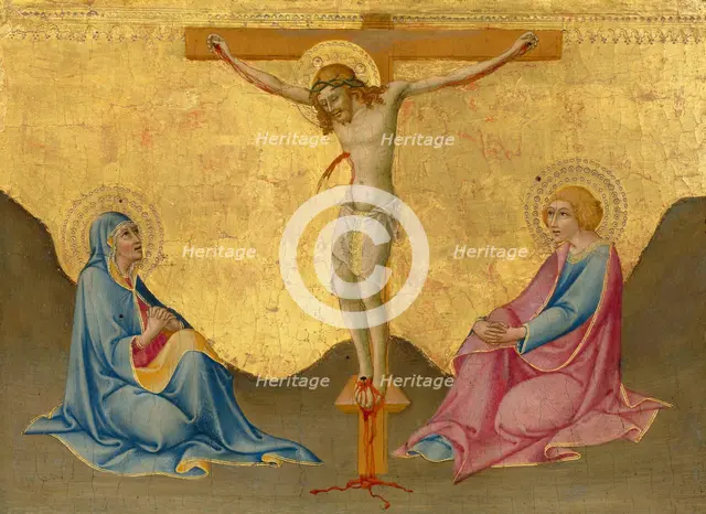 The Crucifixion, c. 1445/1450. Creator: Sano di Pietro.