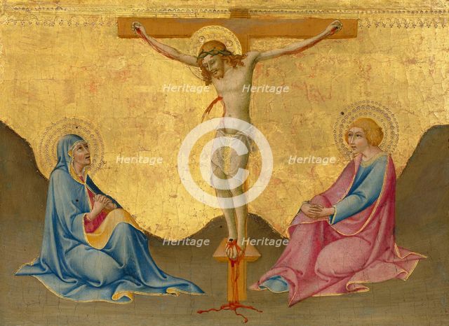 The Crucifixion, c. 1445/1450. Creator: Sano di Pietro.