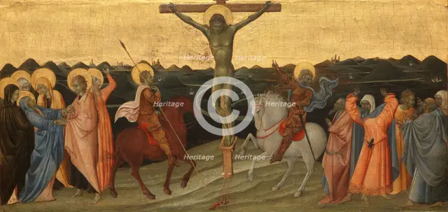 The Crucifixion, c.1447. Creator: Giovanni di Paolo.