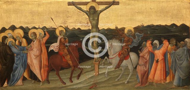 The Crucifixion, c.1447. Creator: Giovanni di Paolo.