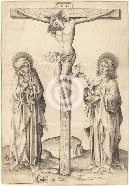 The Crucifixion, c. 1480. Creator: Israhel van Meckenem.
