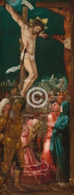The Crucifixion, c. 1550/1575. Creator: Workshop of Hans Mielich.