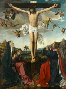 The Crucifixion, c. 1505. Creator: Lieferinxe, Josse (active c. 1493-1508)
