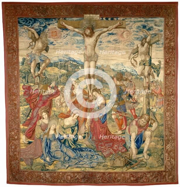 The Crucifixion, c. 1520. Creator: Pieter de Pannemaker.