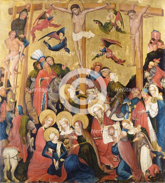 The Crucifixion, c1420. Creator: Master of the Middle Rhine.