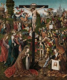 The Crucifixion, c.1507-c.1510. Creator: Jacob Cornelisz. van Oostsanen