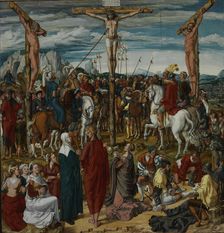 The Crucifixion, c.1540. Creator: Woensam, Anton (of Worms) (1492/1500-1541)